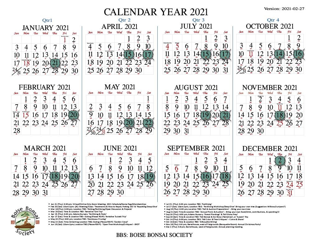 Current Calendar Year